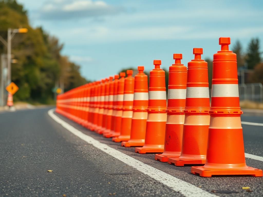 أقماع تنظيم مرور (50)